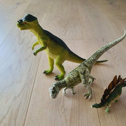 Lekedyr Store Dinosaurer figurer i plast fra  bl.a. Bullyland og Mojo.