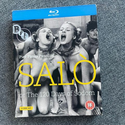 Salo or the 120 Days of Sodom (Blu-ray + DVD) BFI limited edition kultfilm