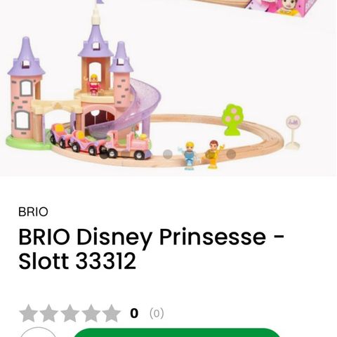 Pent brukt Brio Disney prinsesse