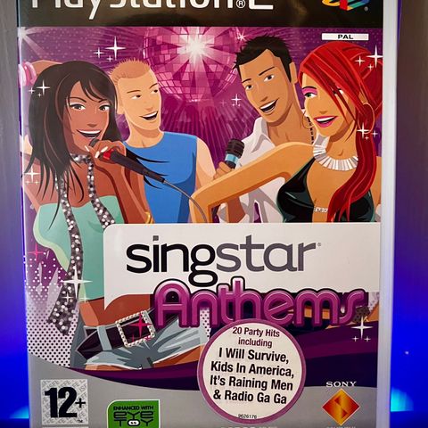 SingStar Anthems (PS2) komplett med manual