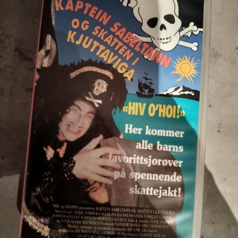 Kaptein Sabeltann og skatten i Kjuttaviga ( VHS) Terje Formoe - 1992