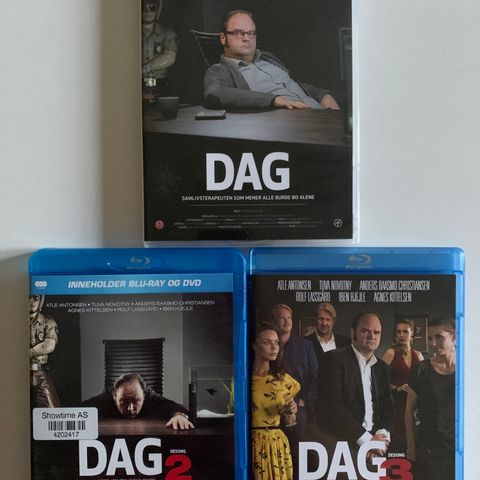 Dag sesong 1-3 komplett serie