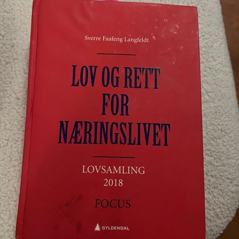 Lov og rett for næringslivet | Lovsamling 2018