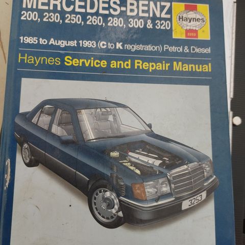 Haynes  til Mercedes 124 repair and service