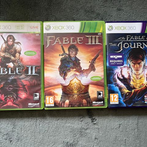 Fable II, III & Journey (Xbox 360)