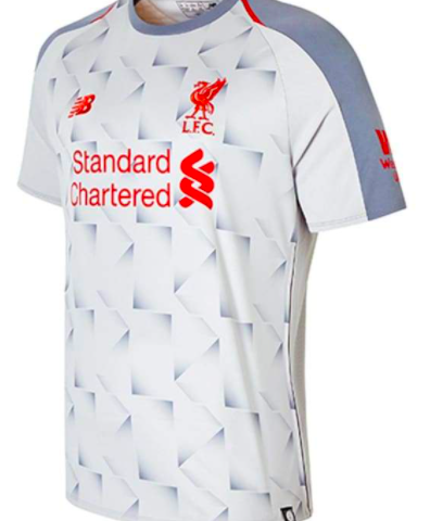 Liverpool-borte/tredjedrakter fra New Balance (2017-2019) i str. L