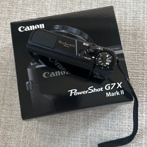 Canon G7x mark ii