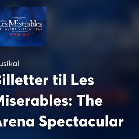 Les Miserables, rabatterte billetter