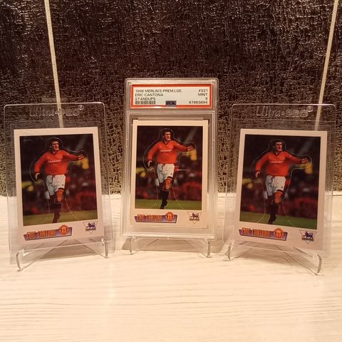 FotballKort Eric Cantona #S21 Standups PSA MINT 9