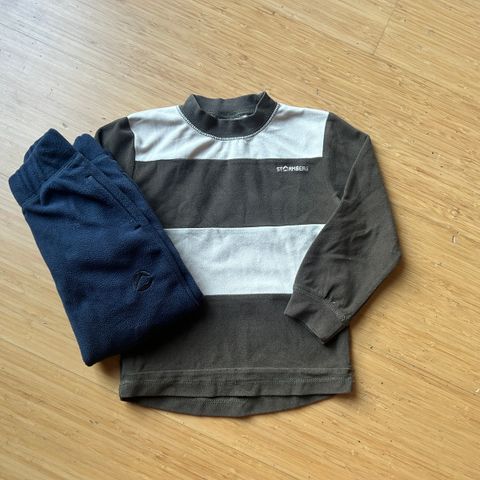 Fleece-sett i str 92/98