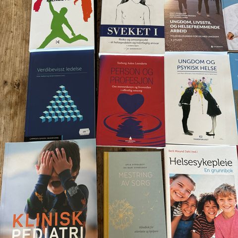 Bokpakke faglitteratur for helsesykepleie