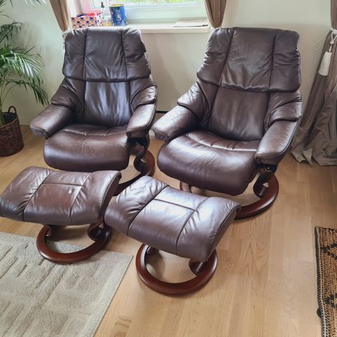 2 stk. Stressless® Reno(S) lenestoler Ekornes: NY PRIS:62.000-