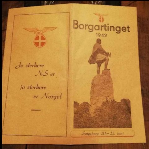 Borgartinget hefte nasjonal samling