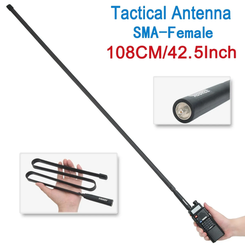 Taktisk antenne SMA 144/430MHz