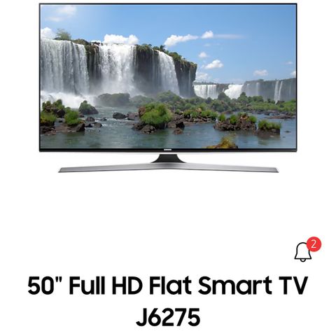 50" Samsung Smart TV med Chrome Cast