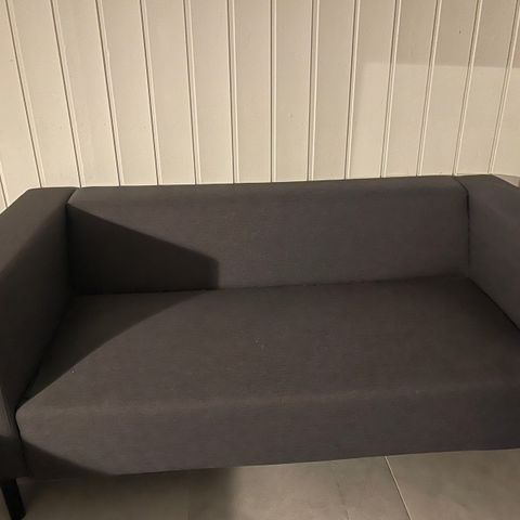 Flott sofa.