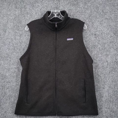 patagonia better sweater vest svart