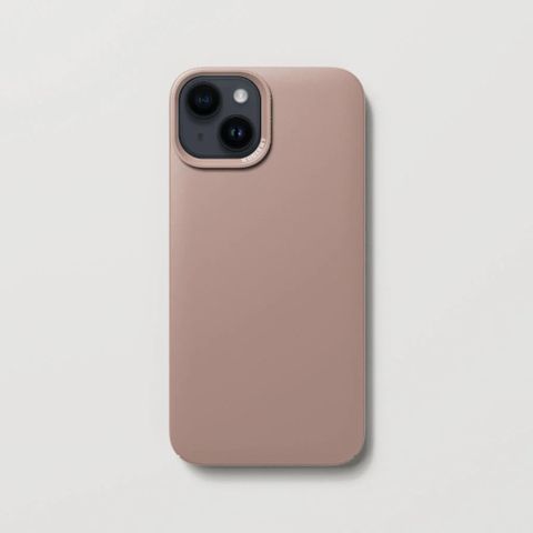 iPhone 14 case/deksel - Nudient Dusty Pink