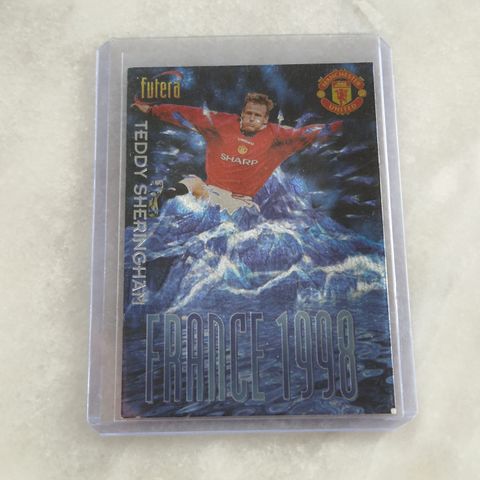 Teddy Sheringham France 98 Manchester United Futera FR98