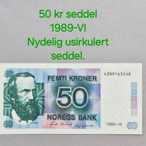 50 kr seddel 1989-VI