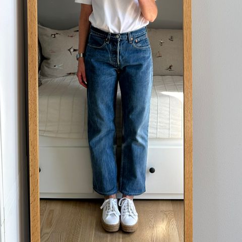 Vintage Levi’s 561, mellomblå, W29