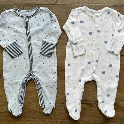 GAP Baby pyjamas 2 stk - strl 0-3 mnd