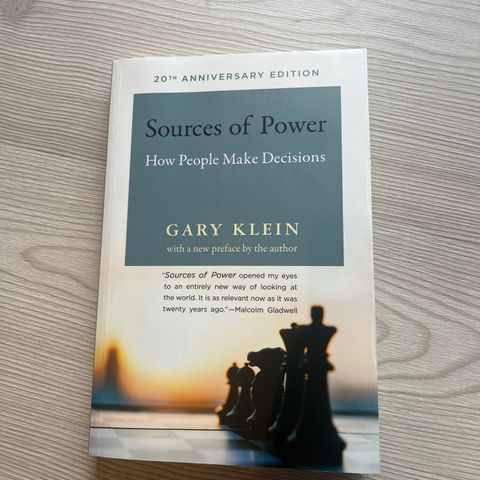 Sources of power (Gary Klein)