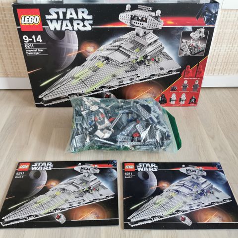 Lego Star Wars 6211 Imperial Star Destroyer uten minifigurer