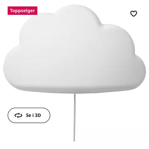 Sky lampe fra IKEA