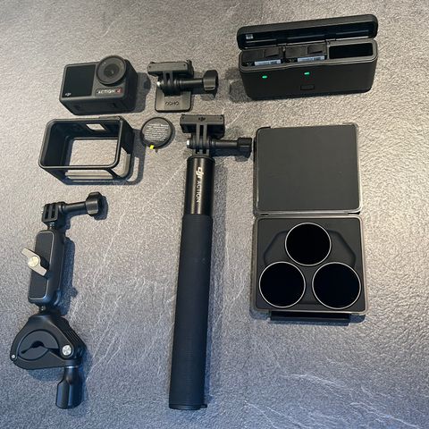 DJI Osmo Action 4 Adventure bundle + Minnekort + ND Filter