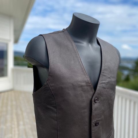 Leather Man Skinnvest