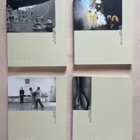 Eugene Richards, joel Meyerowitz, David Goldblatt, Daido Moriyama fotobøker