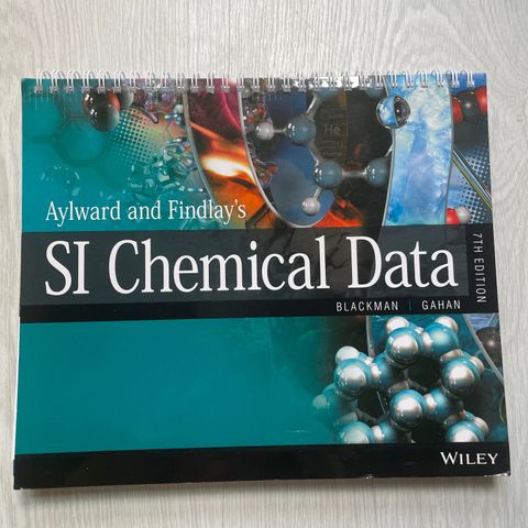 SI Chemical Data (Blackman, Gahan)