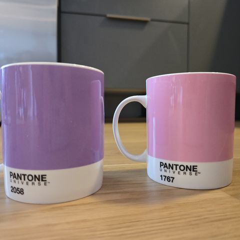 Pantone kopper 2058 og 1767