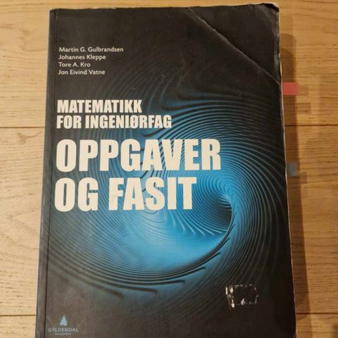 Matematikk for ingeniører - bok + oppgavesamling.