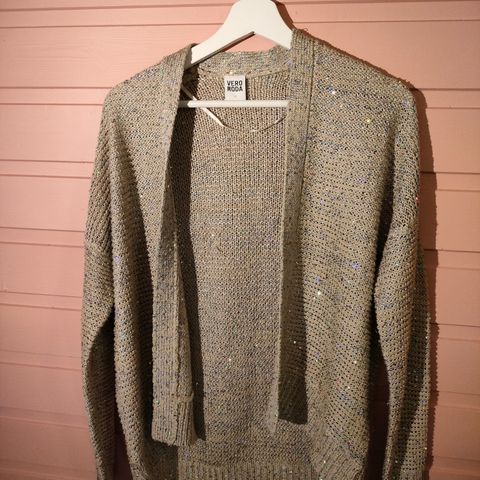 Paljett/glitter cardigan