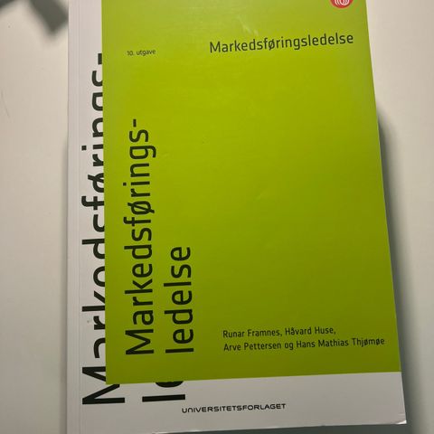 Markedsføringsledelse 10.utgave