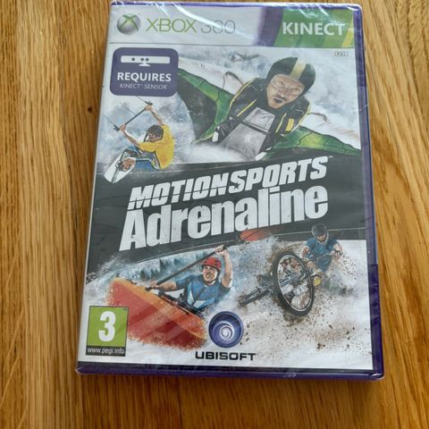 Motionsports Adrenaline til XBOX 360 FORSEGLET