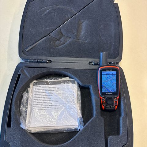 Garmin Astro 320 - med kart og koffert