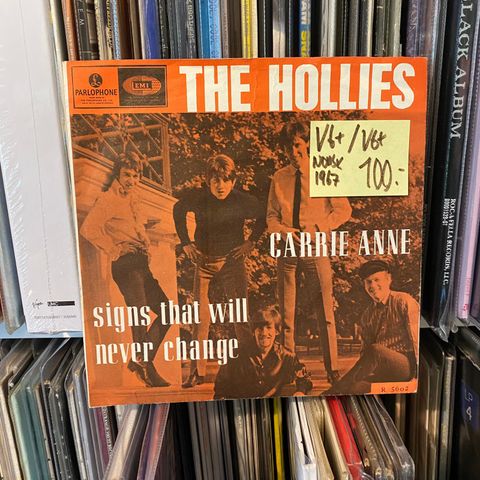 THE HOLLIES Carrie Anne singel