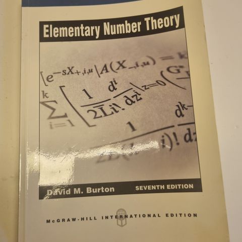 Elementary number theory - Burton - 7th edition solutions