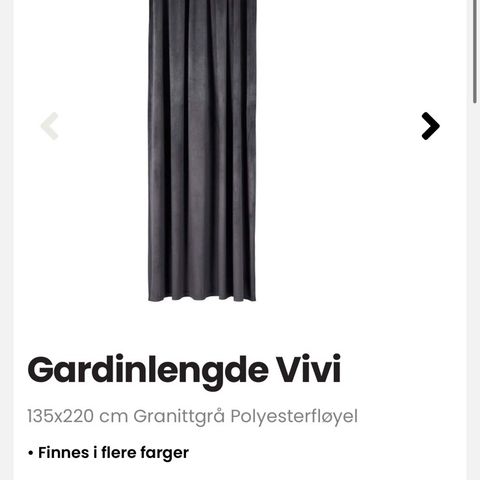 Grå velur gardiner