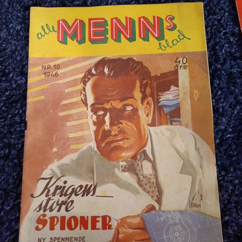 Alle Menn's blad Nr. 10/1946 "Krigens store spioner"