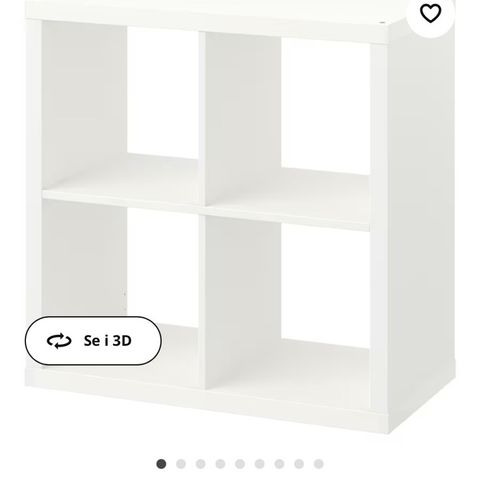 2 kallax hyller fra ikea