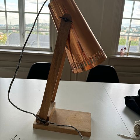 Lampe kobber hytte