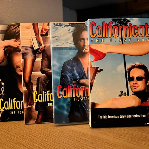 Californication sesong 1-4 på dvd