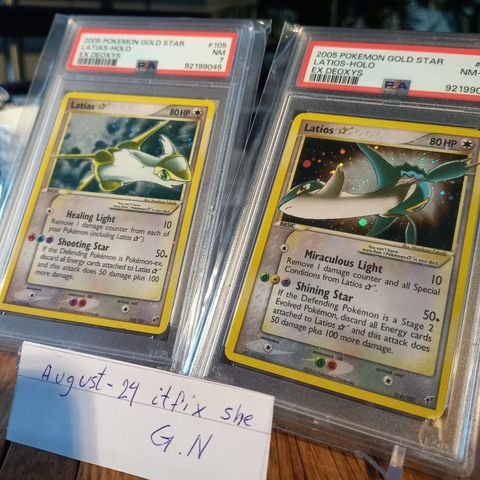 Pokemonkort: Gold Star -  Latias  og Latios