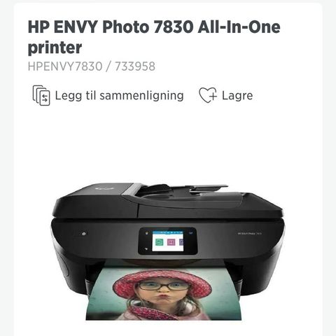 HP all in One printer foto