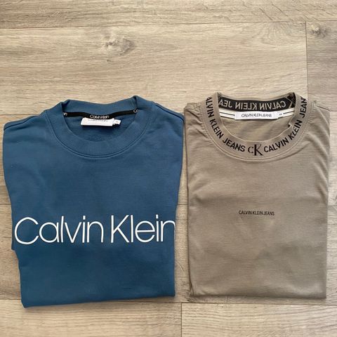 Calvin klein genser og crew neck t-skjorte