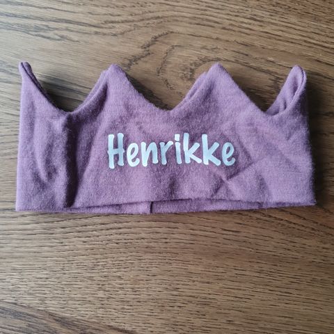 Ull krone pannebånd Henrikke